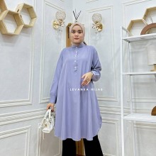 Tania-001 Tania Tunik Kancing Bahan Shakila